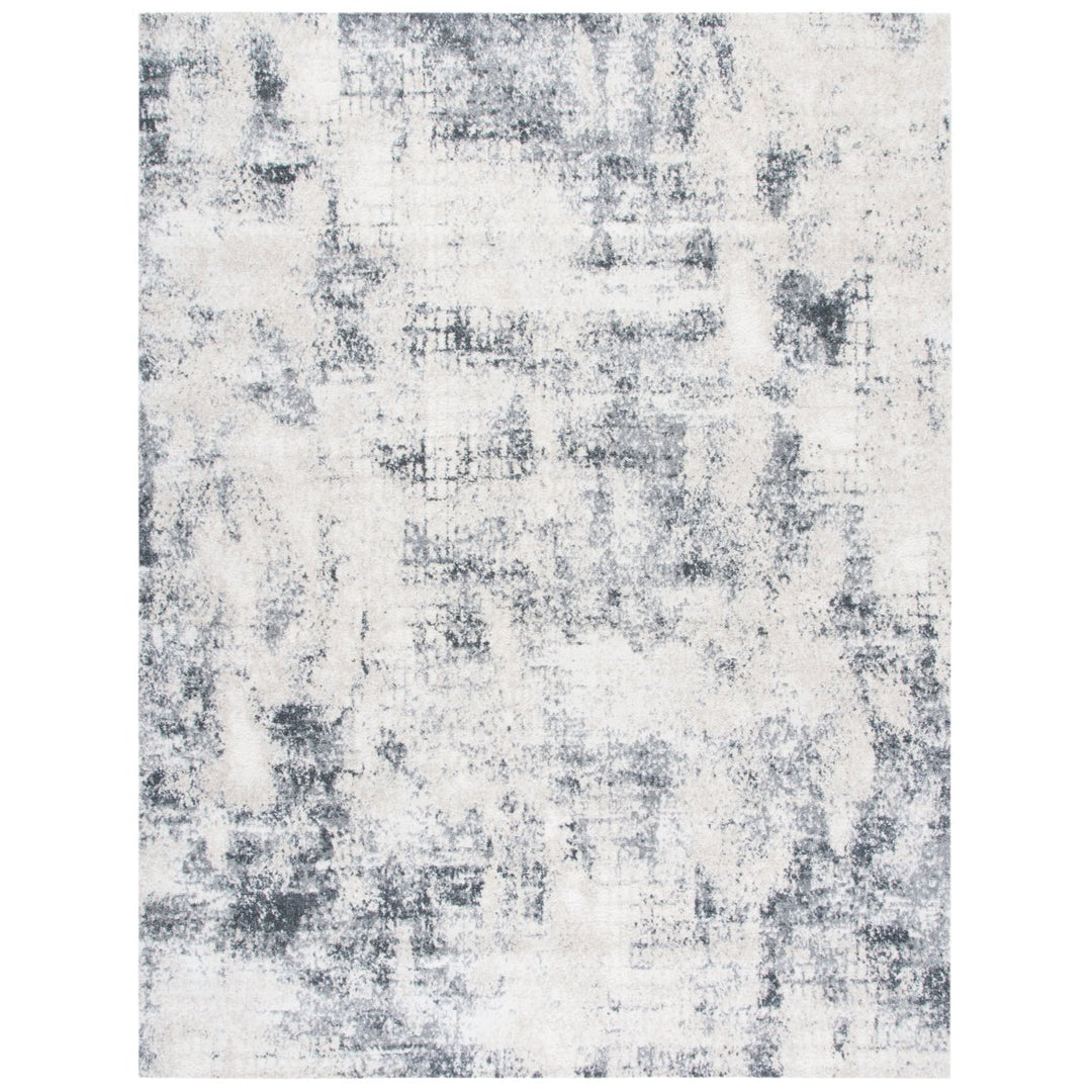 SAFAVIEH Aston Collection ASN704A Ivory / Grey Rug Image 1