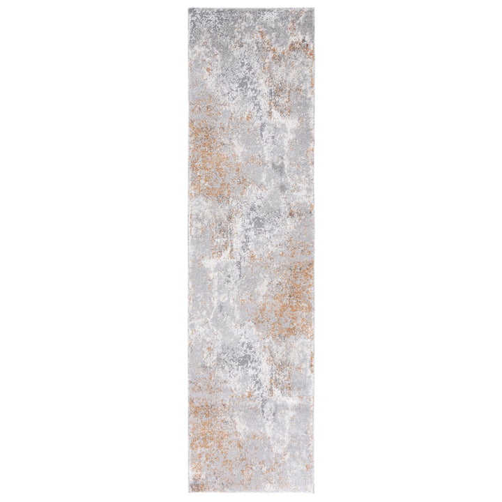 SAFAVIEH Aston Collection ASN708P Grey / Rust Rug Image 5