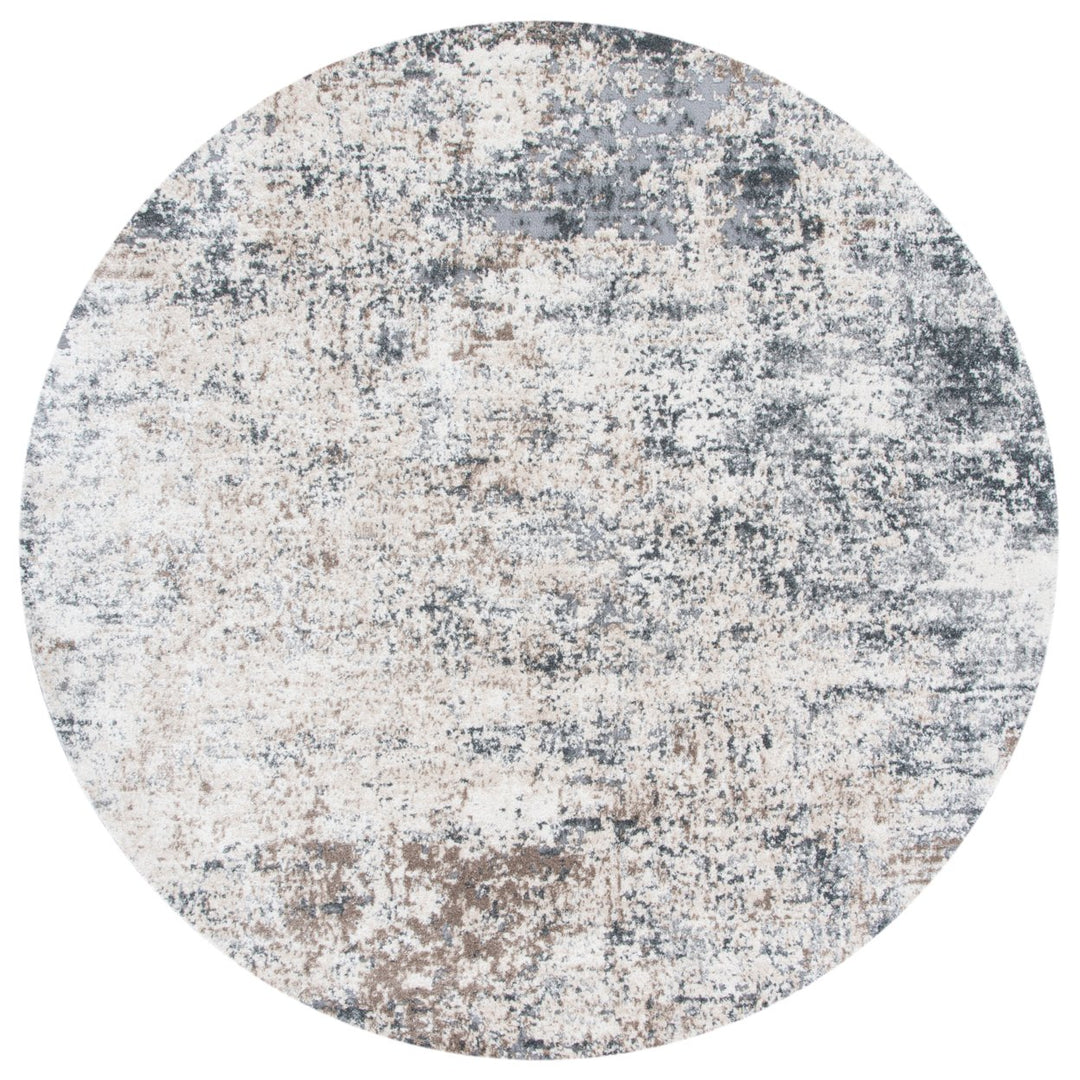 SAFAVIEH Aston Collection ASN705A Ivory / Grey Rug Image 2