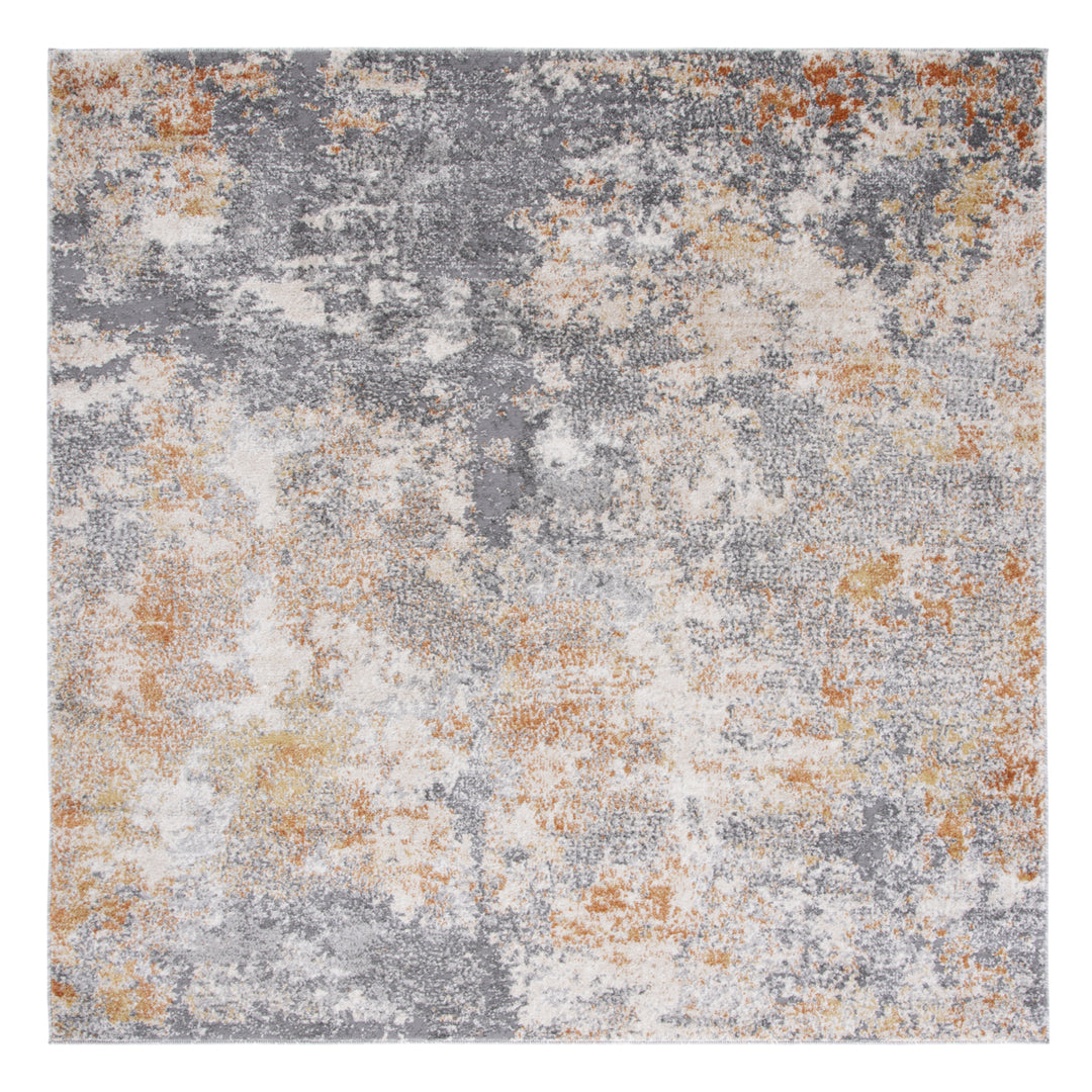 SAFAVIEH Aston Collection ASN710G Grey / Gold Rug Image 6