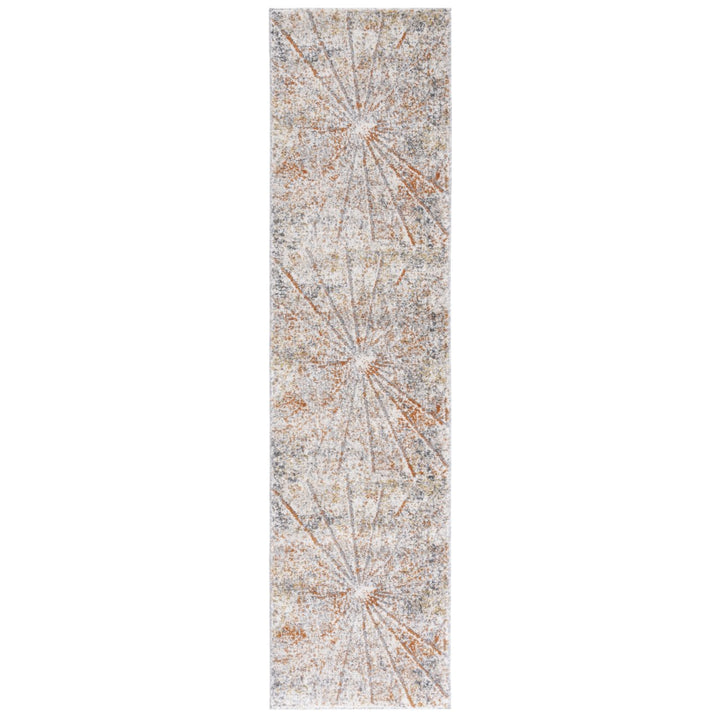 SAFAVIEH Aston Collection ASN728F Ivory / Grey Rug Image 1