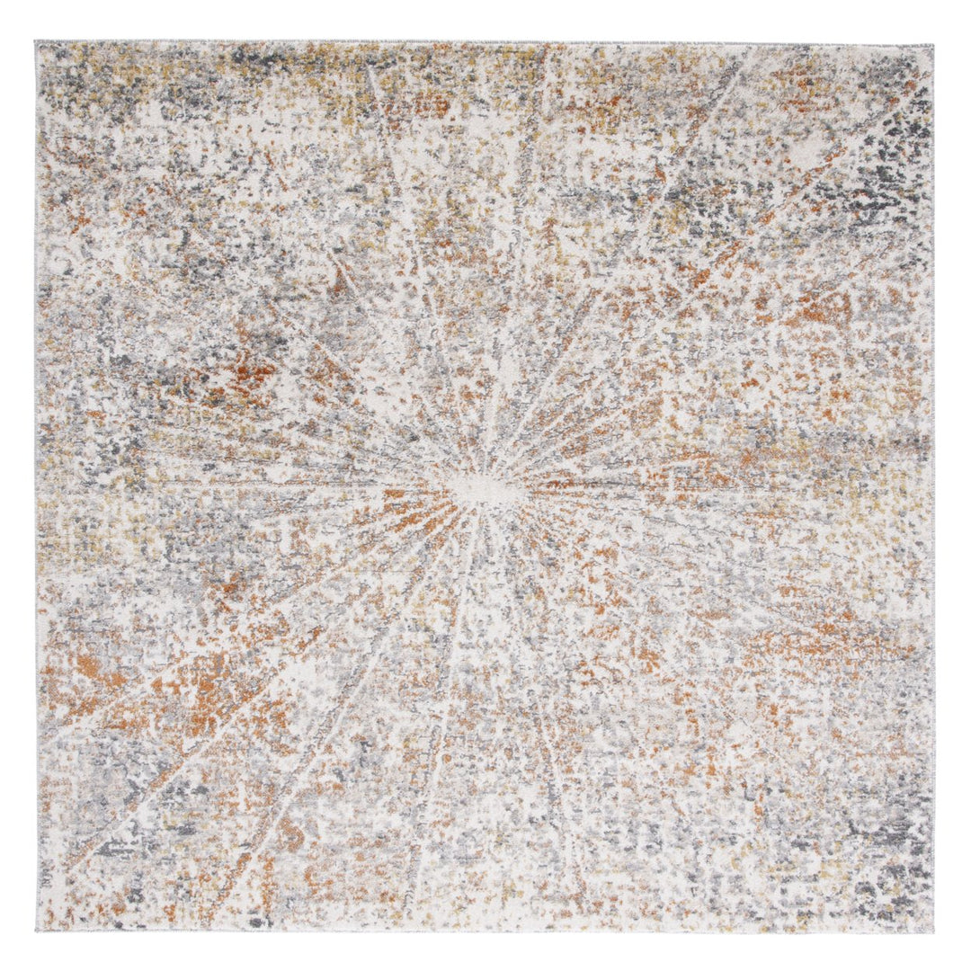 SAFAVIEH Aston Collection ASN728F Ivory / Grey Rug Image 1