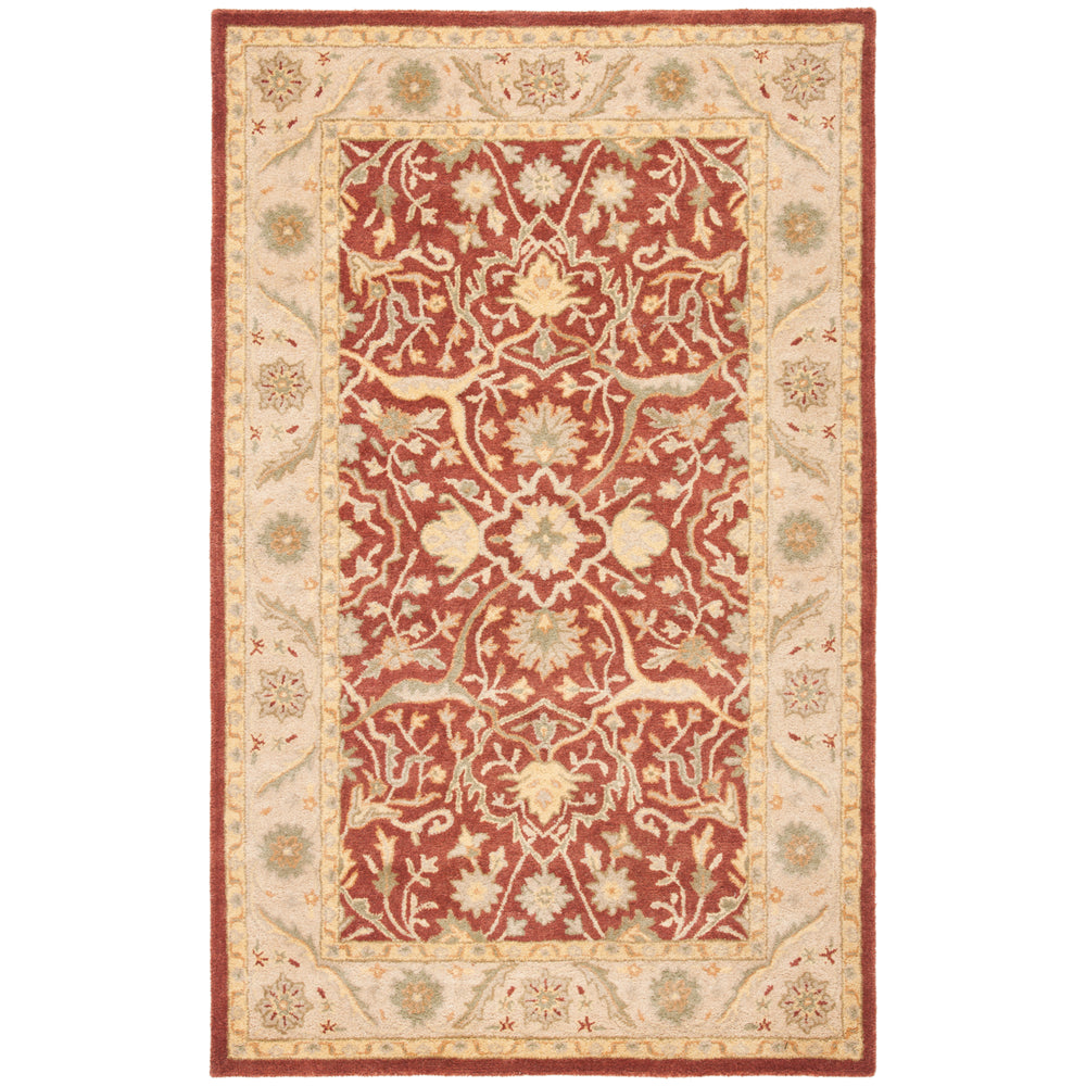 SAFAVIEH Antiquity Collection AT14C Handmade Rust Rug Image 2