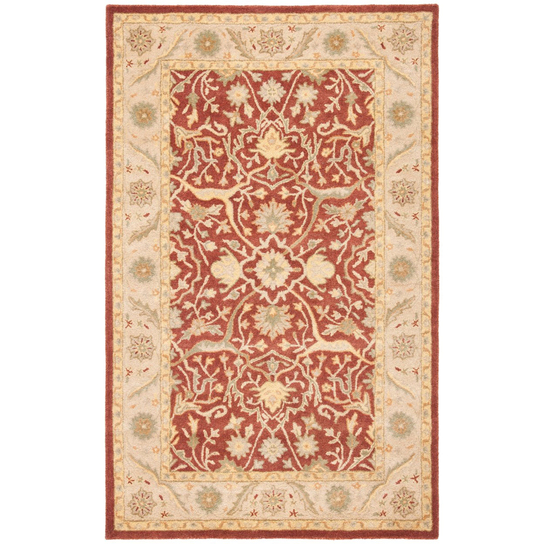 SAFAVIEH Antiquity Collection AT14C Handmade Rust Rug Image 1