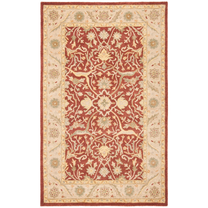 SAFAVIEH Antiquity Collection AT14C Handmade Rust Rug Image 1