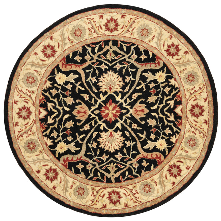 SAFAVIEH Antiquity Collection AT14B Handmade Black Rug Image 4