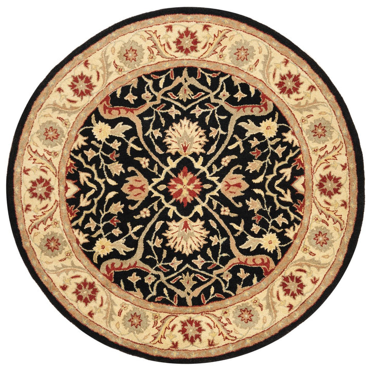 SAFAVIEH Antiquity Collection AT14B Handmade Black Rug Image 1