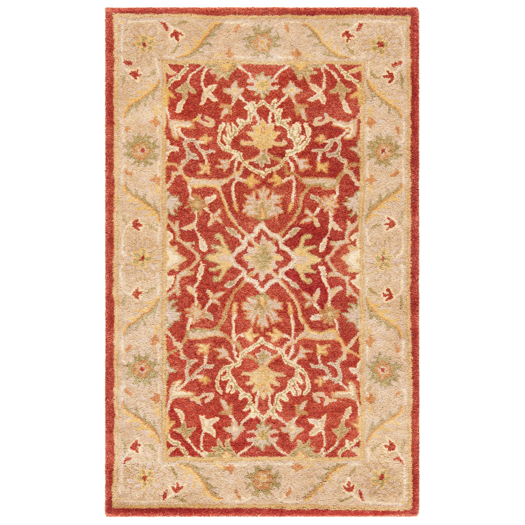 SAFAVIEH Antiquity Collection AT14C Handmade Rust Rug Image 5