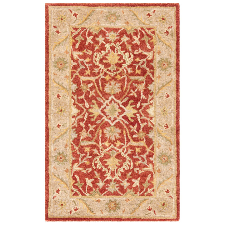 SAFAVIEH Antiquity Collection AT14C Handmade Rust Rug Image 1