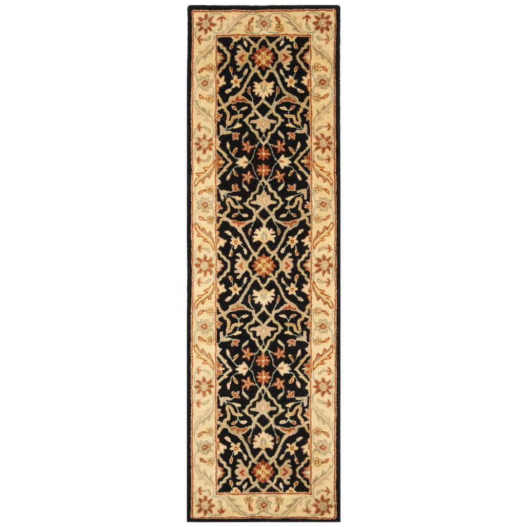 SAFAVIEH Antiquity Collection AT14B Handmade Black Rug Image 1