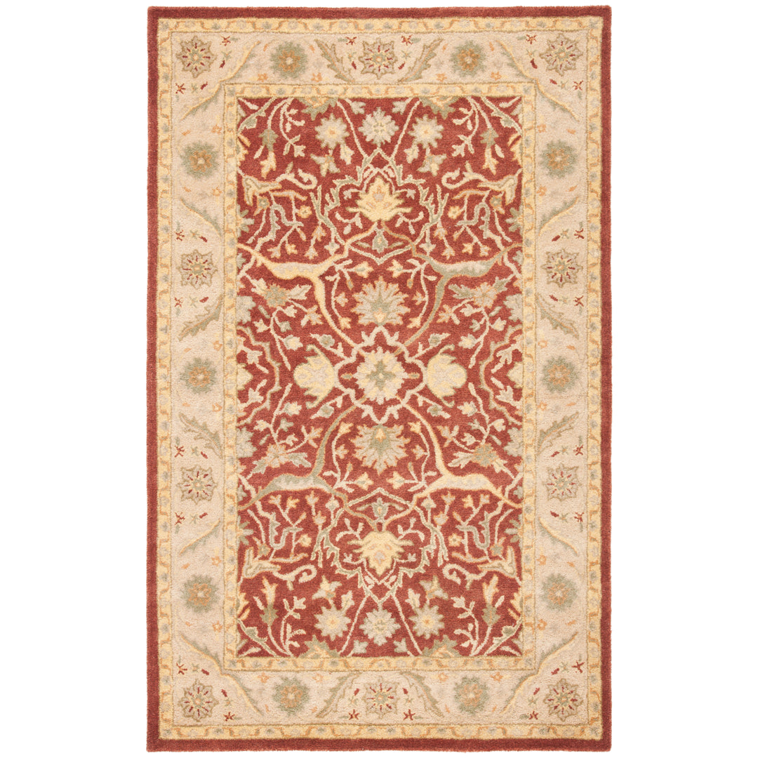 SAFAVIEH Antiquity Collection AT14C Handmade Rust Rug Image 7