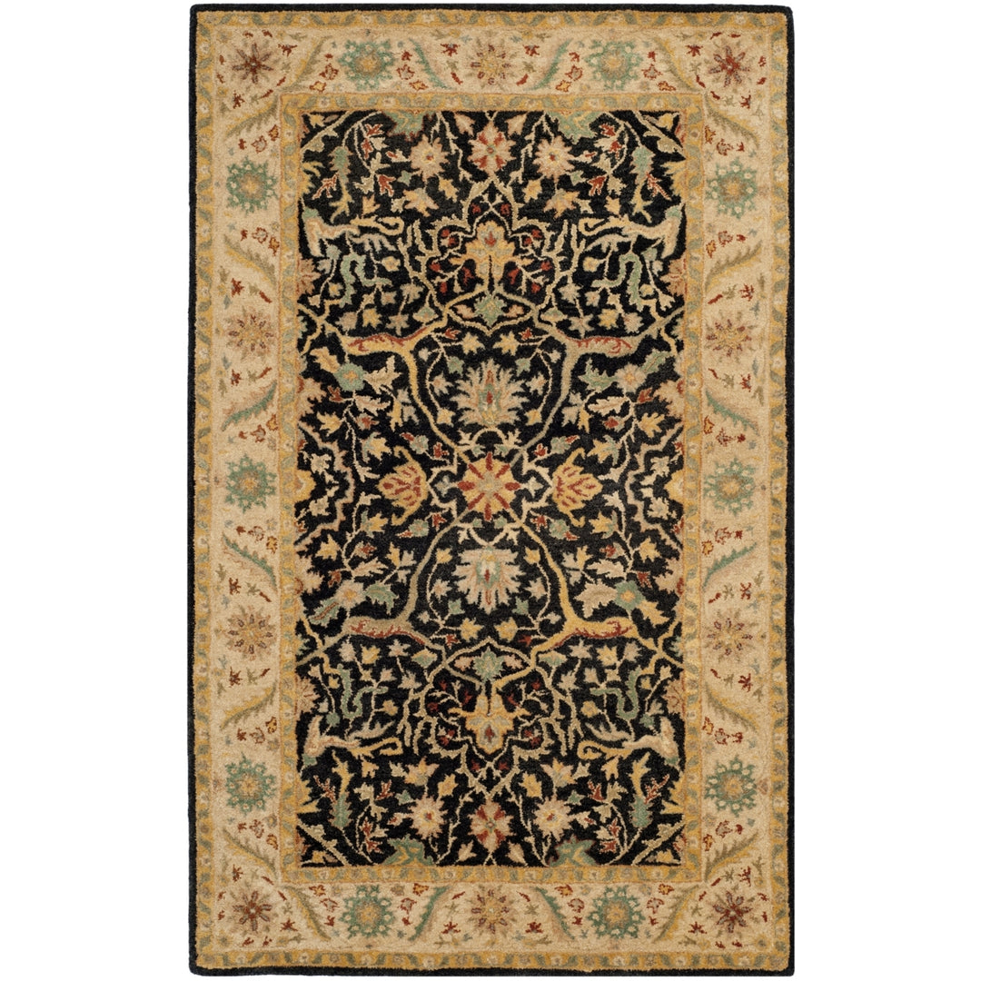 SAFAVIEH Antiquity Collection AT14B Handmade Black Rug Image 10