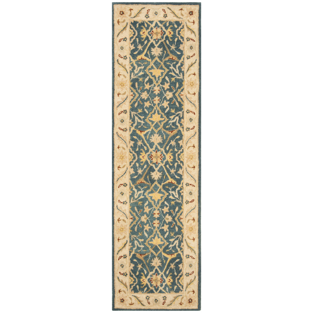 SAFAVIEH Antiquity Collection AT14E Handmade Blue Rug Image 3