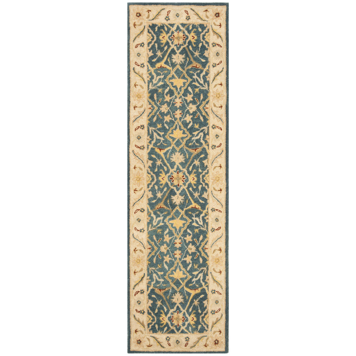 SAFAVIEH Antiquity Collection AT14E Handmade Blue Rug Image 3