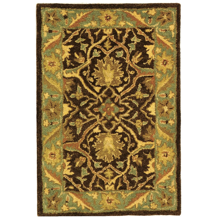 SAFAVIEH Antiquity AT14F Handmade Brown / Green Rug Image 1