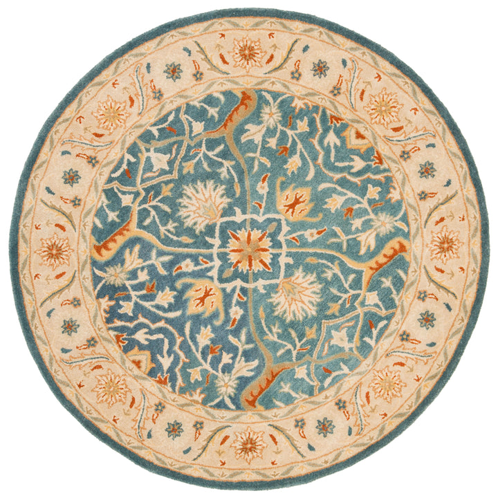 SAFAVIEH Antiquity Collection AT14E Handmade Blue Rug Image 7