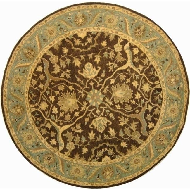 SAFAVIEH Antiquity AT14F Handmade Brown / Green Rug Image 1