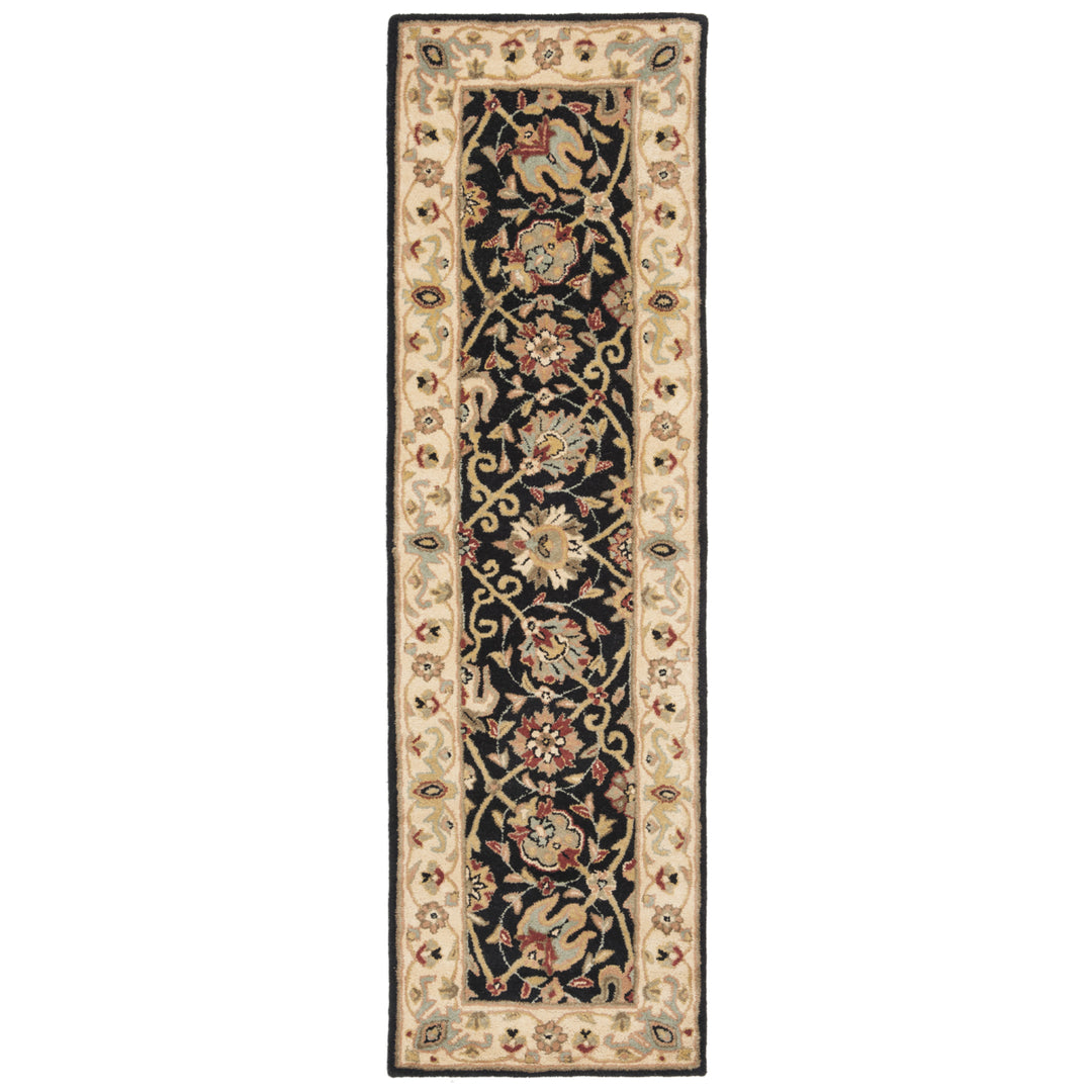 SAFAVIEH Antiquity Collection AT21B Handmade Black Rug Image 5