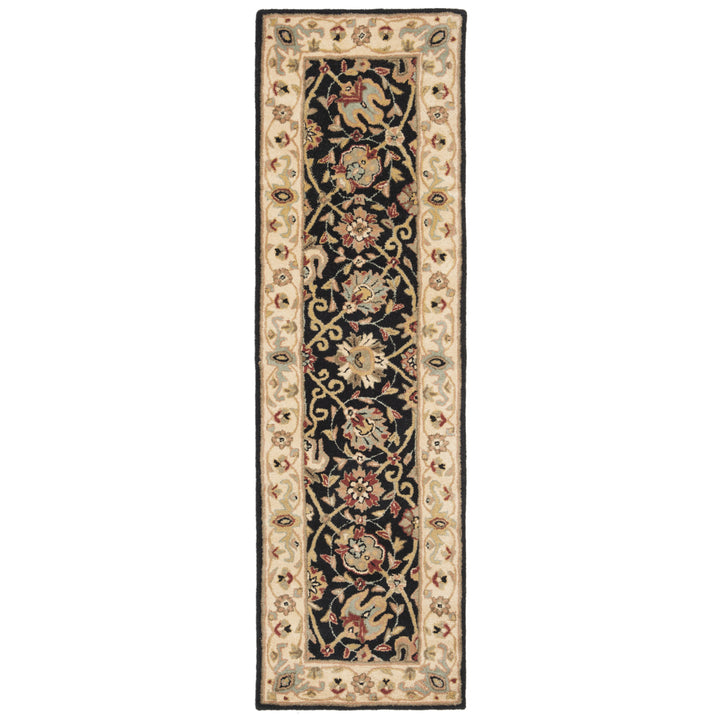 SAFAVIEH Antiquity Collection AT21B Handmade Black Rug Image 5