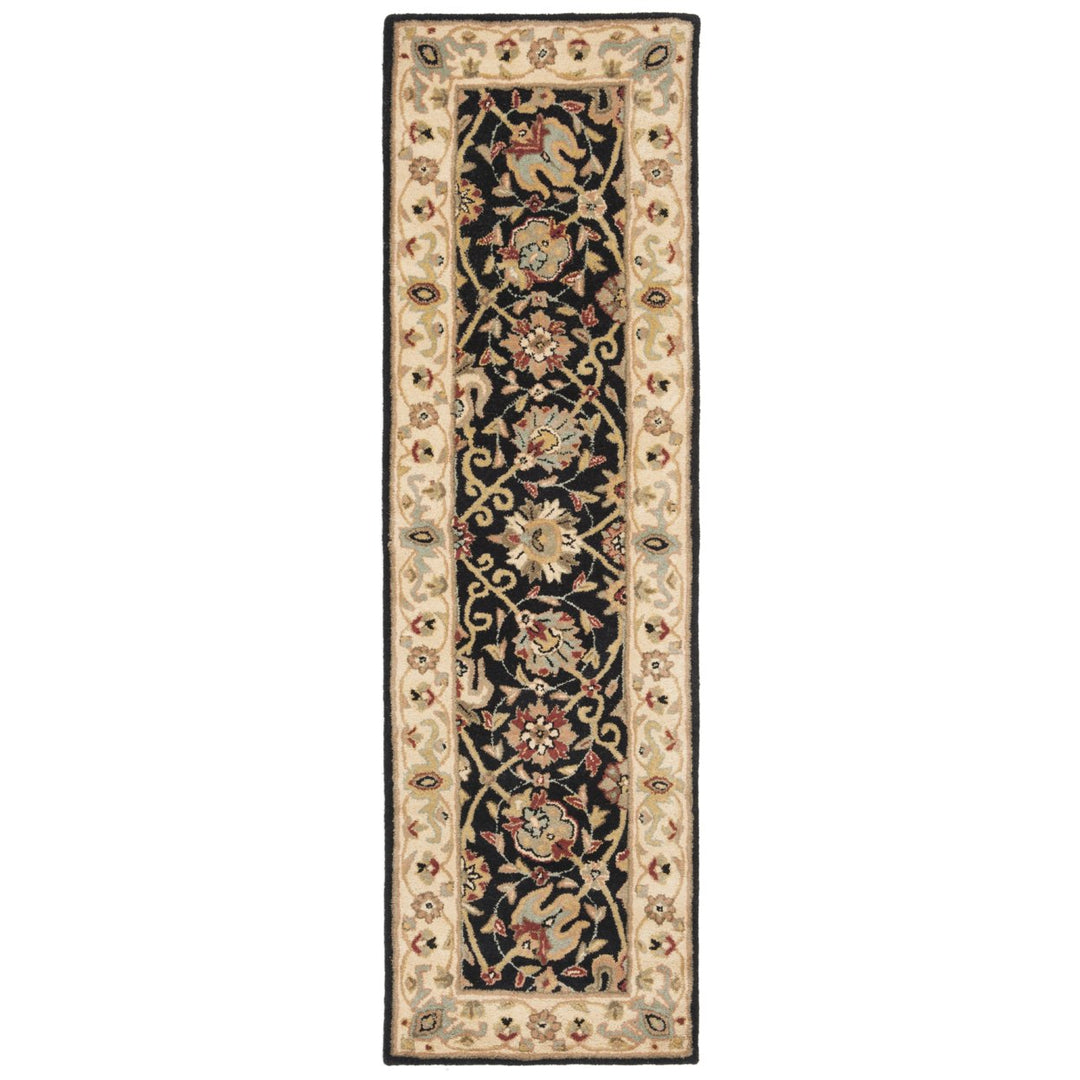 SAFAVIEH Antiquity Collection AT21B Handmade Black Rug Image 1