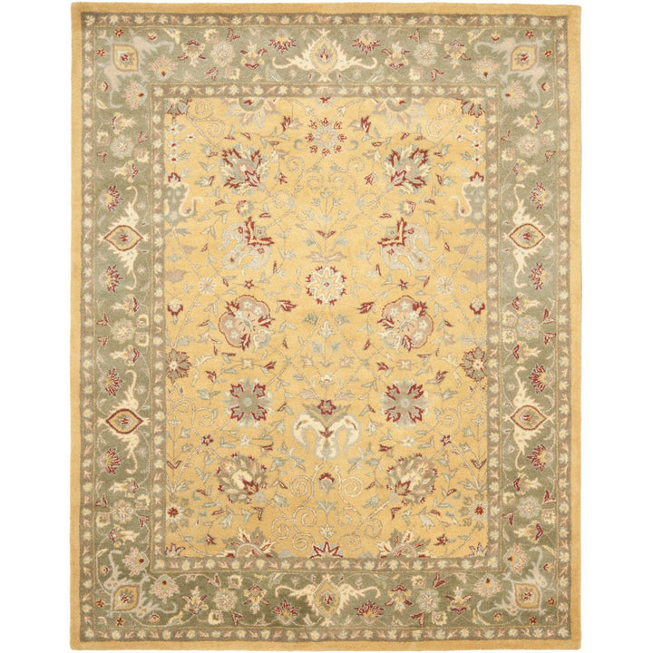 SAFAVIEH Antiquity Collection AT21C Handmade Gold Rug Image 1