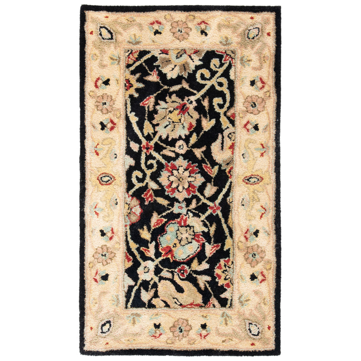 SAFAVIEH Antiquity Collection AT21B Handmade Black Rug Image 7