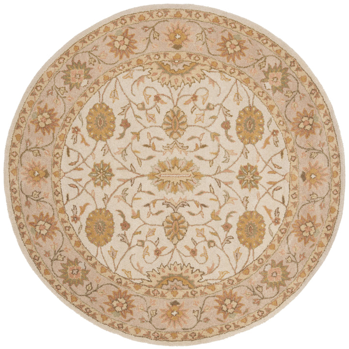 SAFAVIEH Antiquity AT17A Handmade Ivory /Light Green Rug Image 4