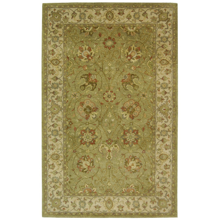 SAFAVIEH Antiquity Collection AT21D Handmade Sage Rug Image 1