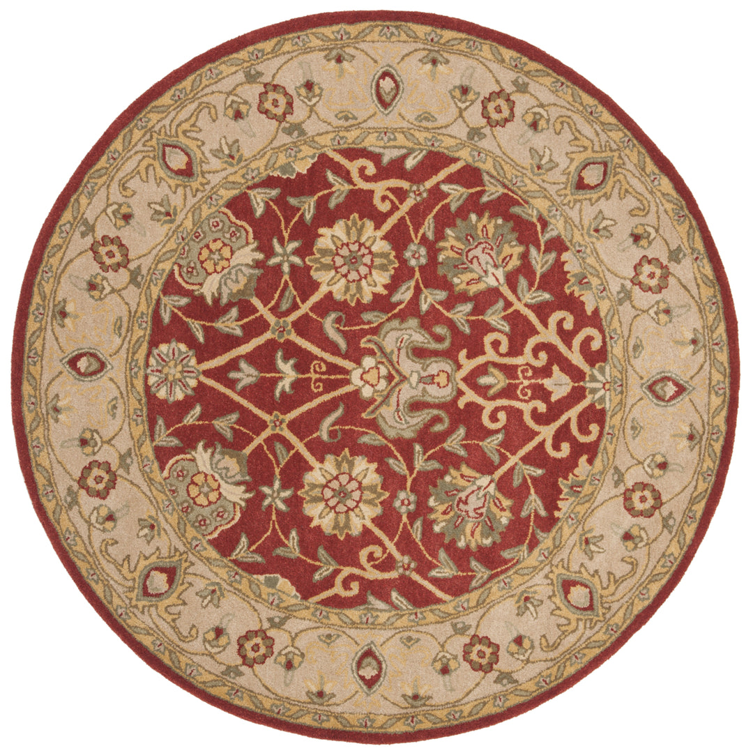 SAFAVIEH Antiquity Collection AT21A Handmade Rust Rug Image 4