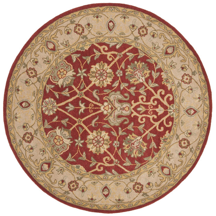 SAFAVIEH Antiquity Collection AT21A Handmade Rust Rug Image 1