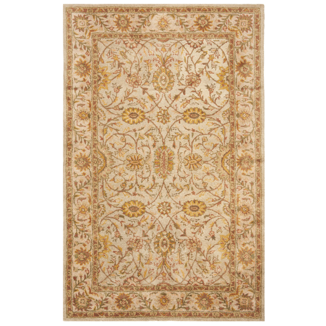 SAFAVIEH Antiquity AT17A Handmade Ivory /Light Green Rug Image 10