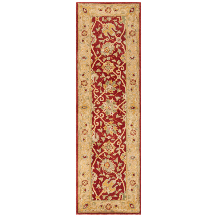 SAFAVIEH Antiquity Collection AT21A Handmade Rust Rug Image 5