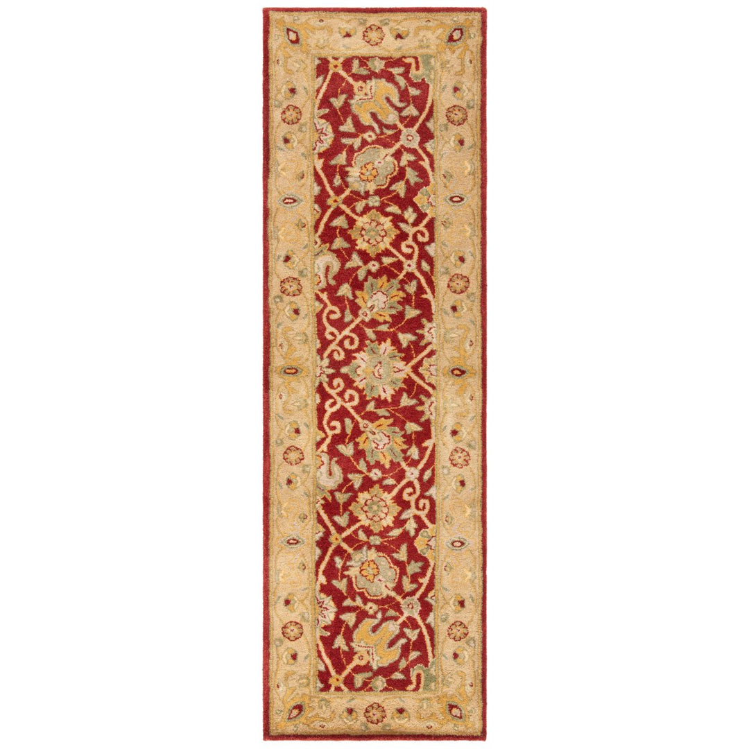 SAFAVIEH Antiquity Collection AT21A Handmade Rust Rug Image 1