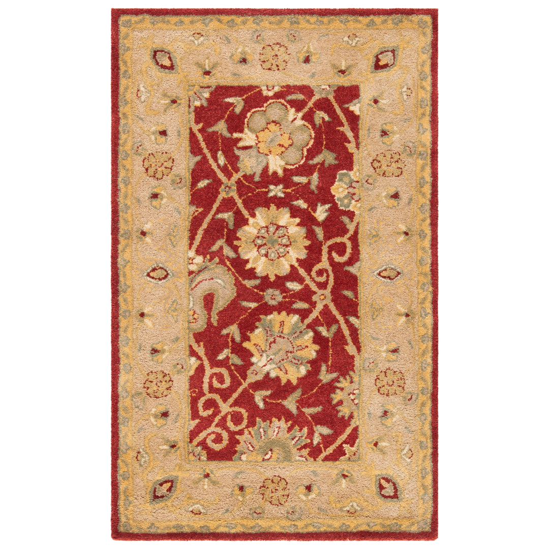 SAFAVIEH Antiquity Collection AT21A Handmade Rust Rug Image 7