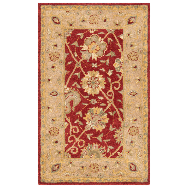 SAFAVIEH Antiquity Collection AT21A Handmade Rust Rug Image 7