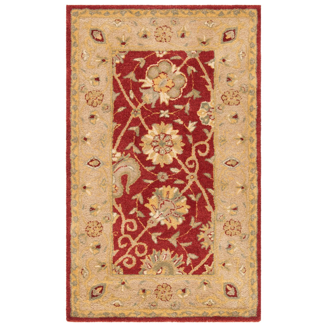 SAFAVIEH Antiquity Collection AT21A Handmade Rust Rug Image 1