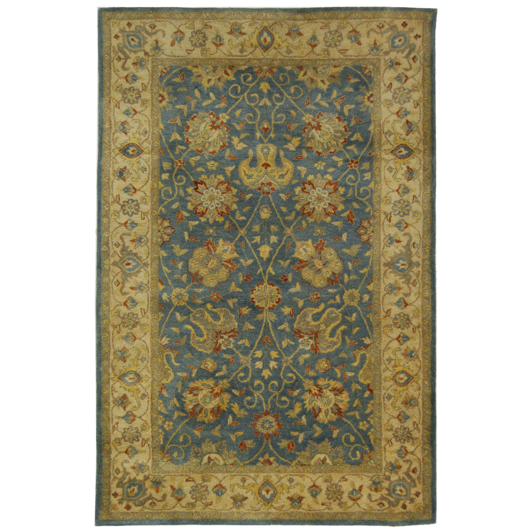 SAFAVIEH Antiquity Collection AT21E Handmade Blue Rug Image 8