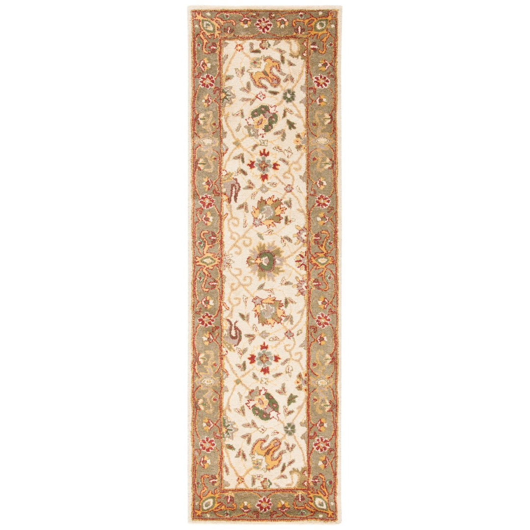 SAFAVIEH Antiquity Collection AT21F Handmade Ivory Rug Image 5