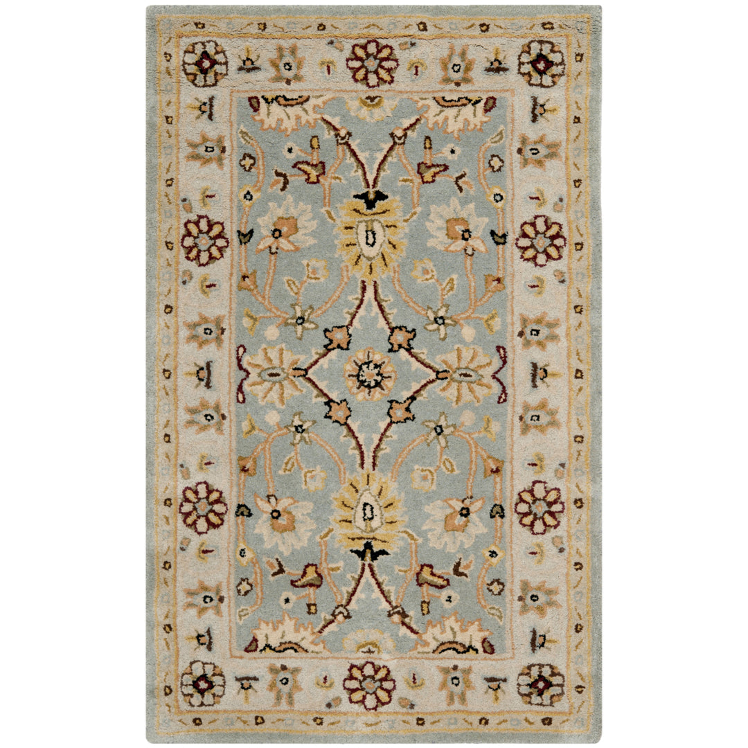 SAFAVIEH Antiquity AT249A Handmade Light Blue /Ivory Rug Image 9