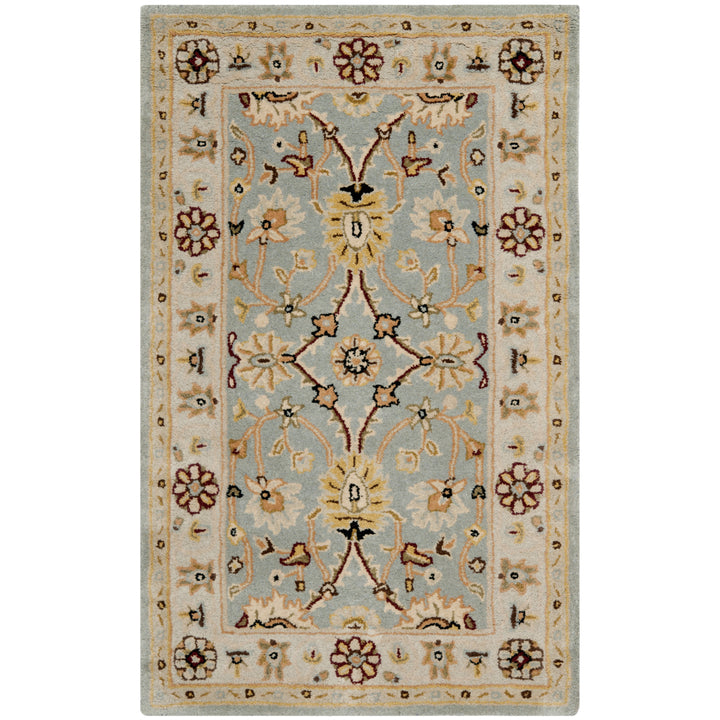 SAFAVIEH Antiquity AT249A Handmade Light Blue /Ivory Rug Image 9