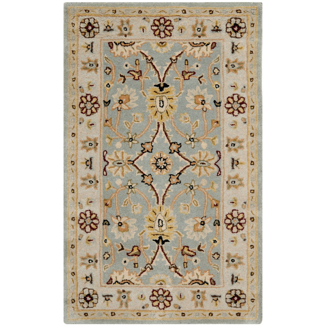 SAFAVIEH Antiquity AT249A Handmade Light Blue /Ivory Rug Image 1