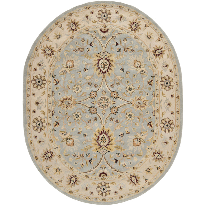 SAFAVIEH Antiquity AT249A Handmade Light Blue /Ivory Rug Image 11