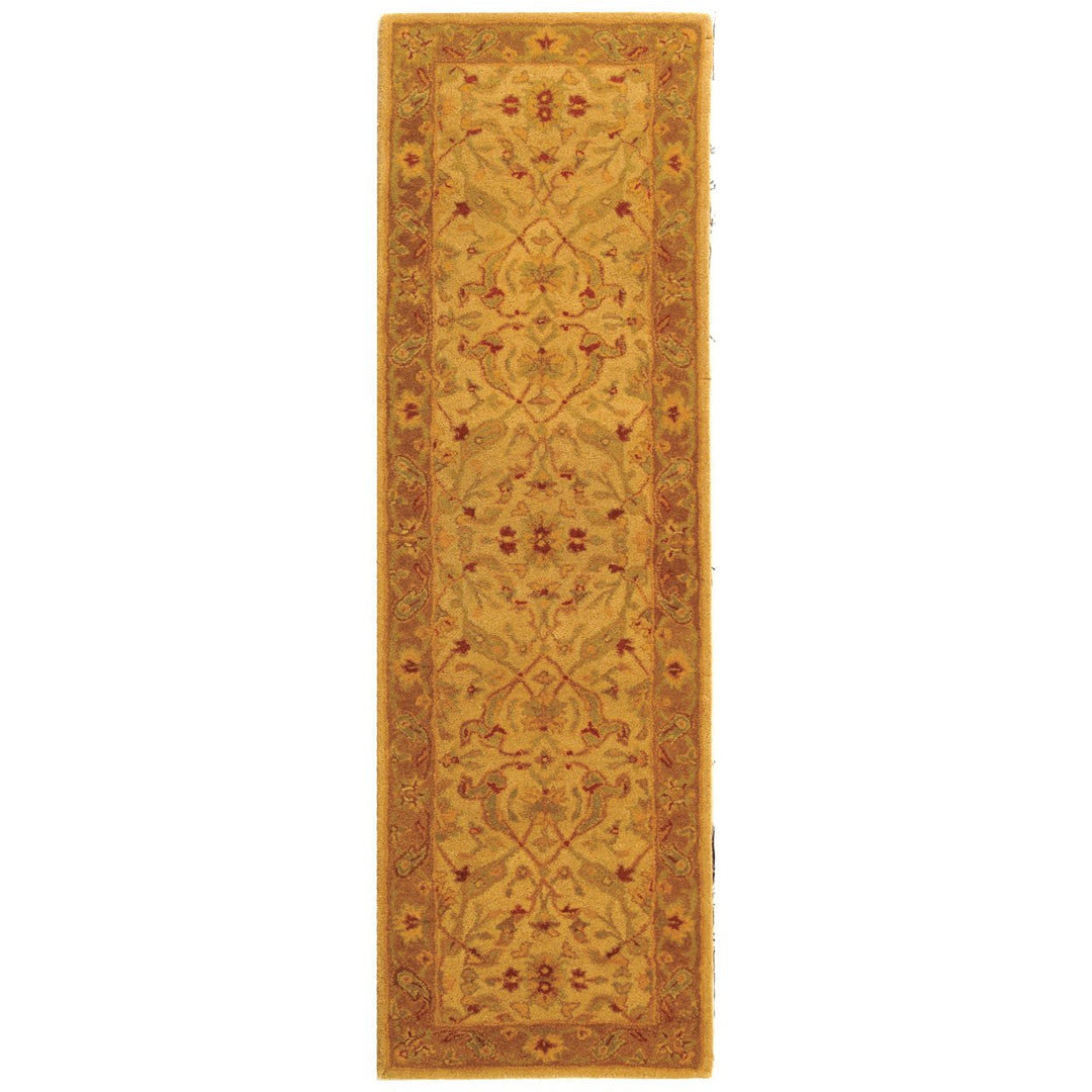 SAFAVIEH Antiquity AT311C Handmade Ivory / Brown Rug Image 1