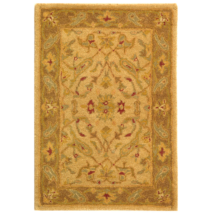 SAFAVIEH Antiquity AT311C Handmade Ivory / Brown Rug Image 7