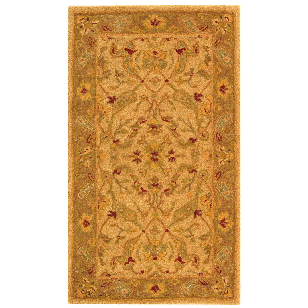 SAFAVIEH Antiquity AT311C Handmade Ivory / Brown Rug Image 8