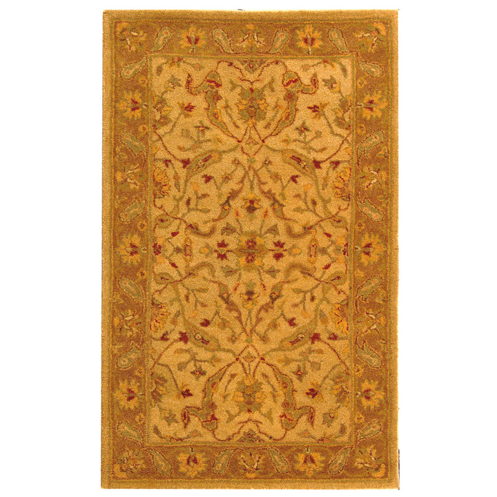 SAFAVIEH Antiquity AT311C Handmade Ivory / Brown Rug Image 9