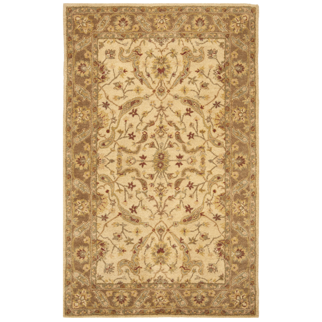 SAFAVIEH Antiquity AT311C Handmade Ivory / Brown Rug Image 10