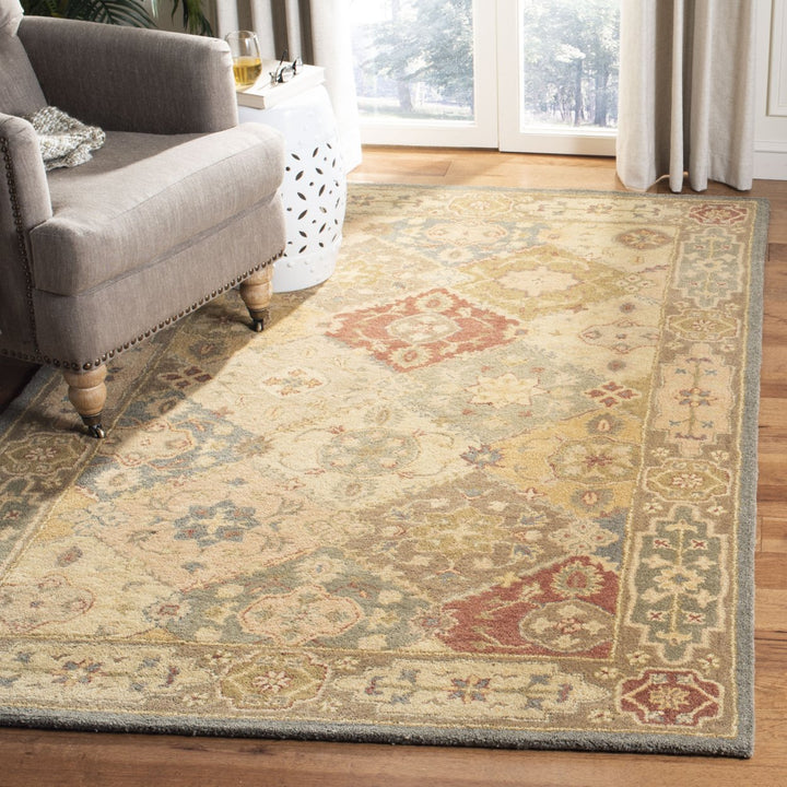 SAFAVIEH AT316A Antiquity Multi / Beige Image 1