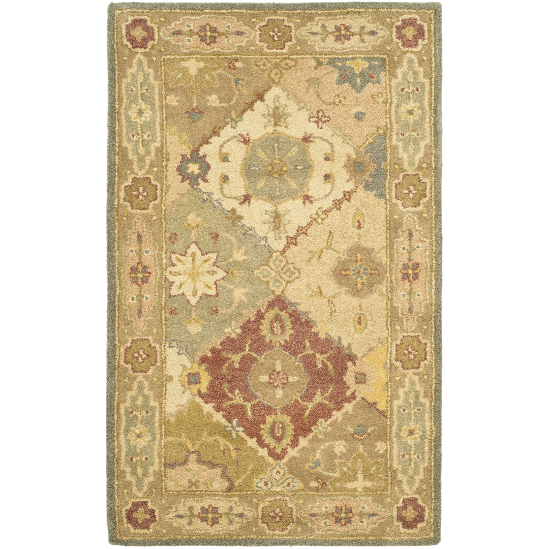 SAFAVIEH AT316A Antiquity Multi / Beige Image 5