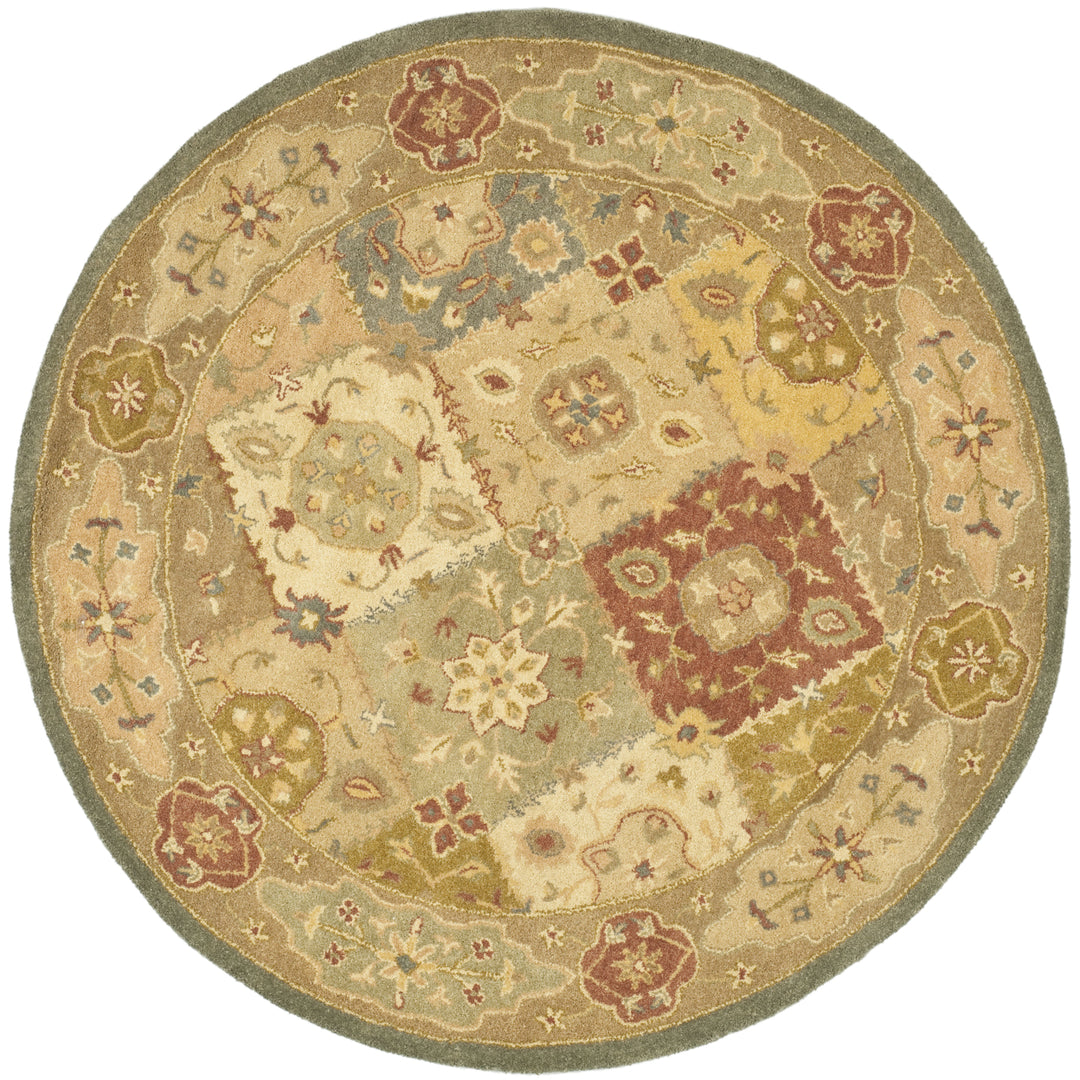 SAFAVIEH AT316A Antiquity Multi / Beige Image 8